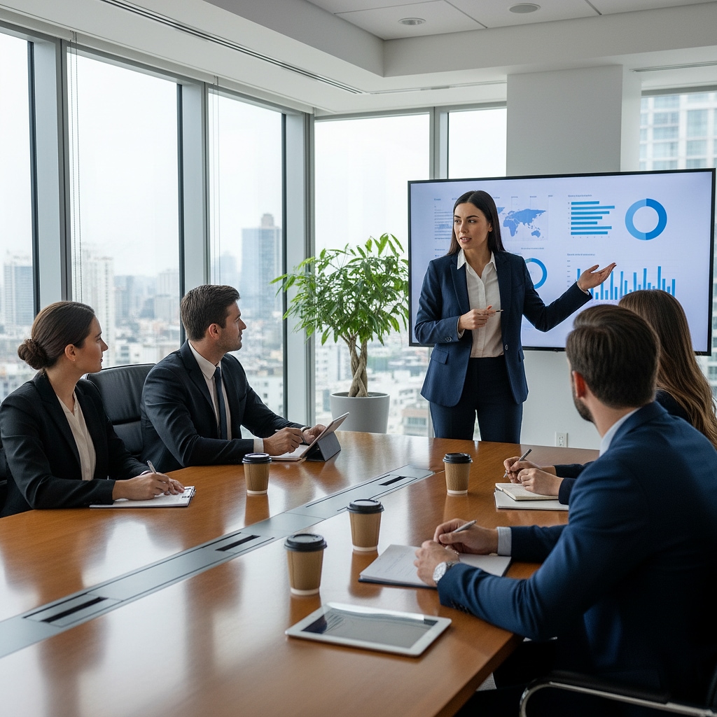 Berater bei der Arbeit